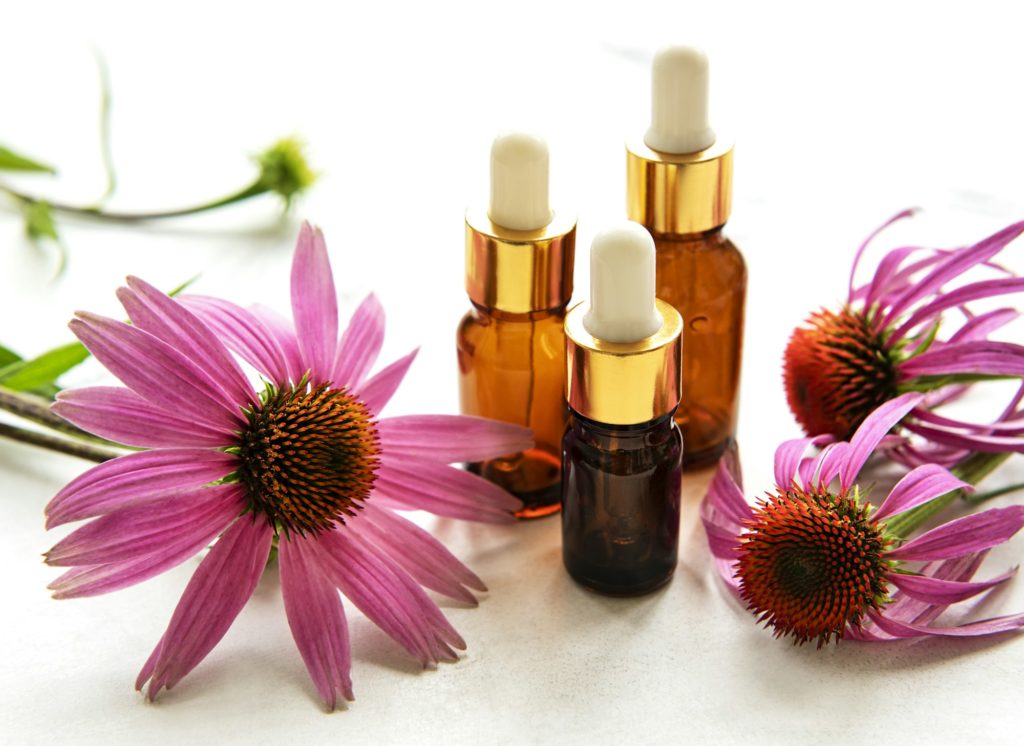 Echinacea and essential oils